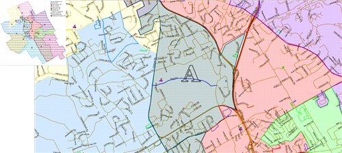 Section A map of proposed boundary changes 